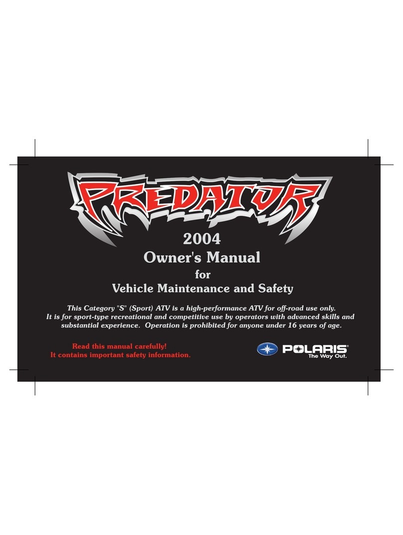 Polaris Predator User manual Polaris Predator User manual