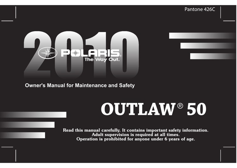 Polaris Outlaw 9922485 User manual