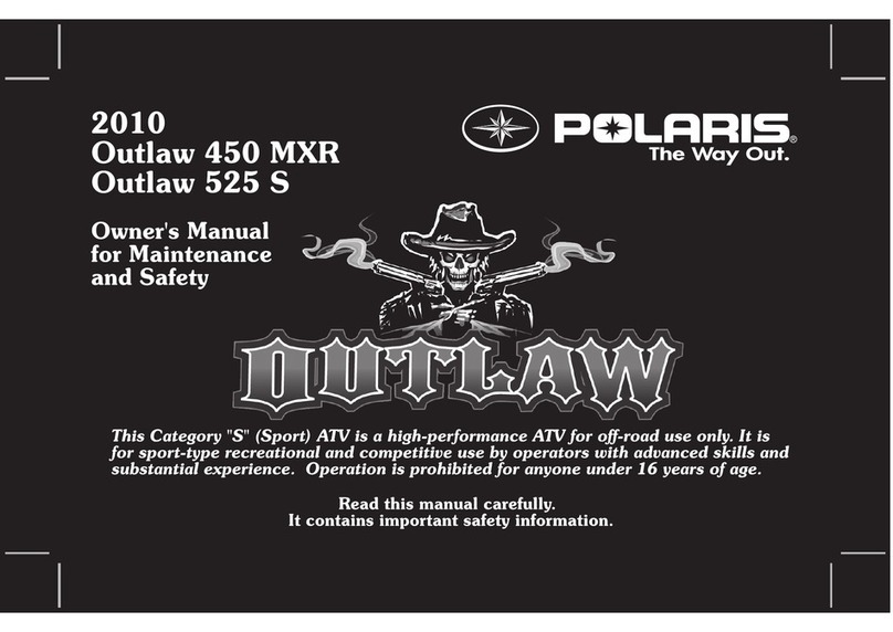Polaris Outlaw 9922479 User manual