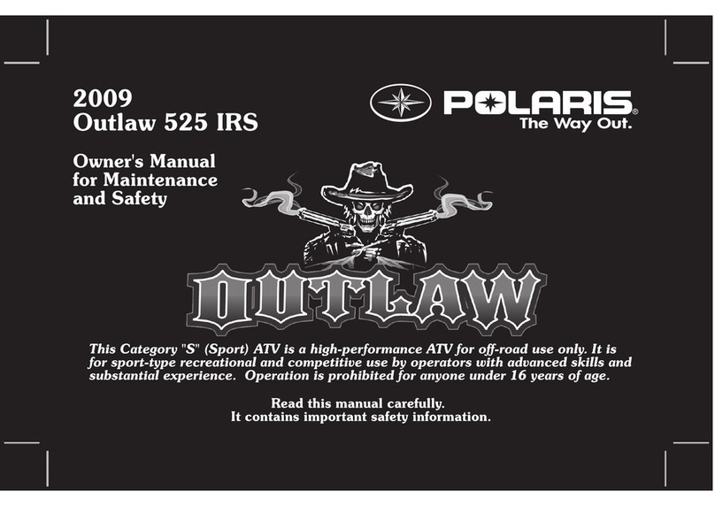 Polaris Outlaw 9922079 owner's manual