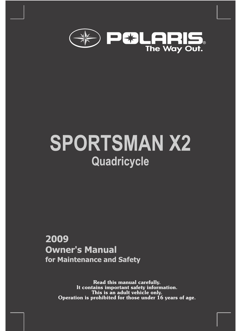 Polaris Sportsman 9921848 User manual Polaris Sportsman 9921848 User manual