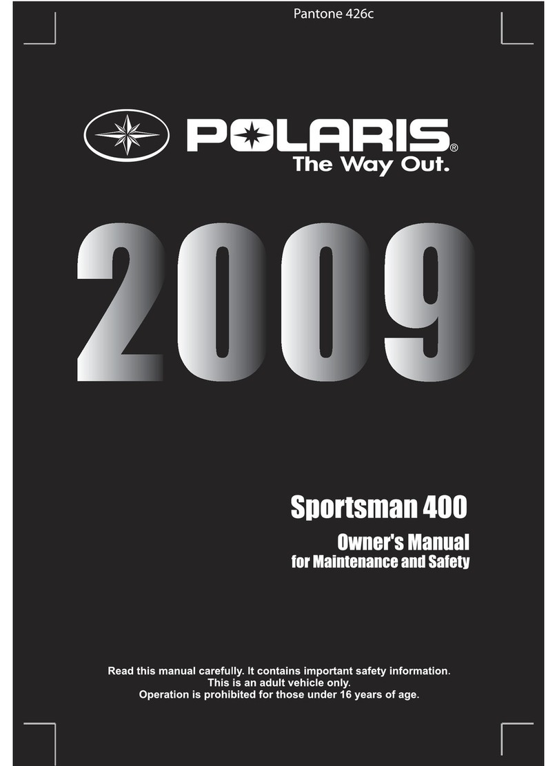 Polaris Sportsman 9921822 User manual