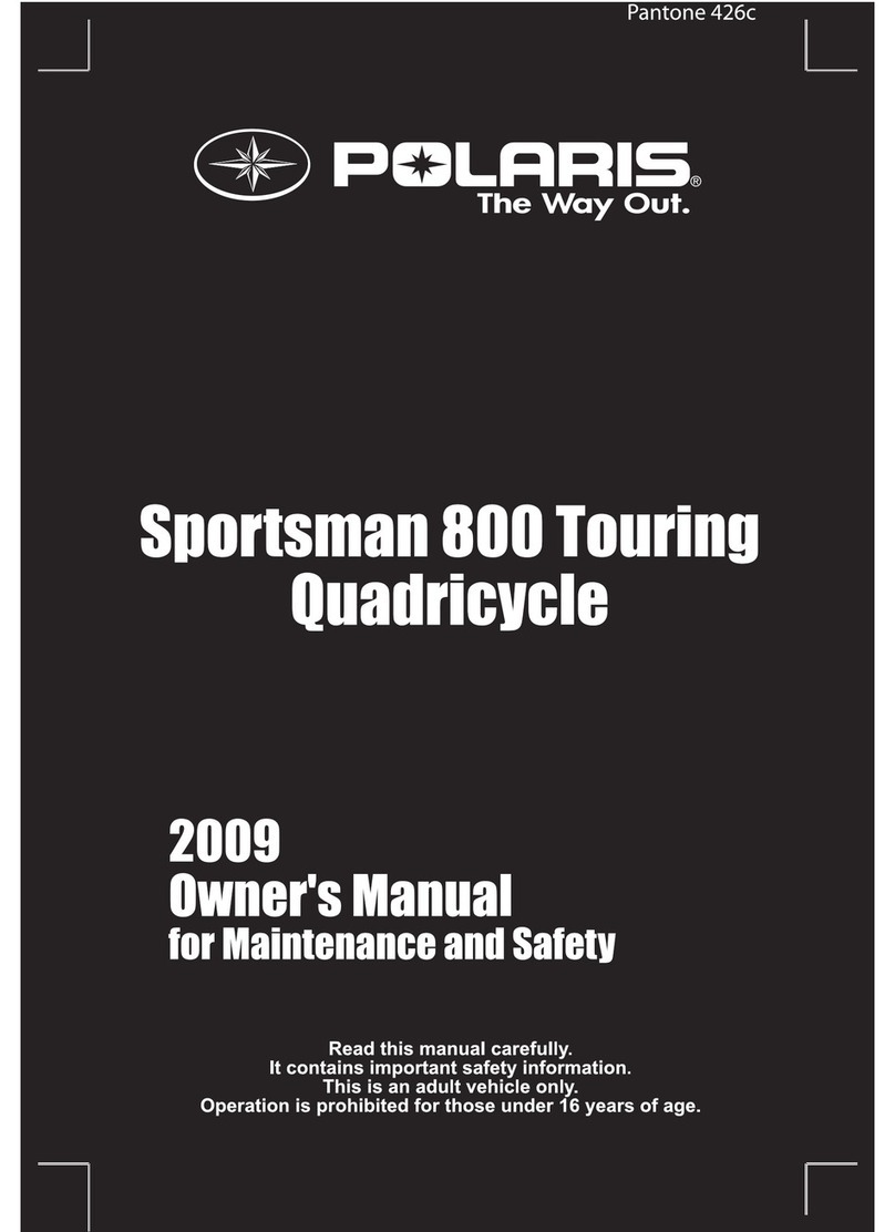 Polaris Sportsman 9921792 User manual