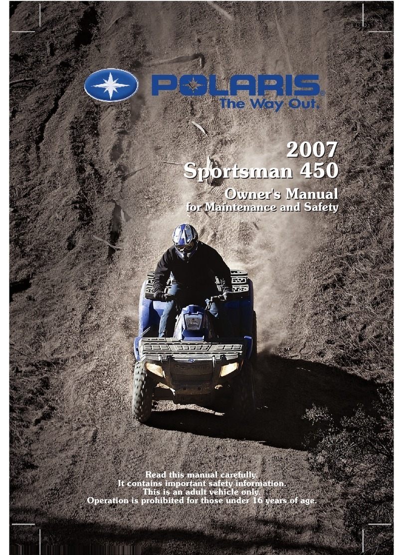 Polaris Sportsman 9920629 User manual