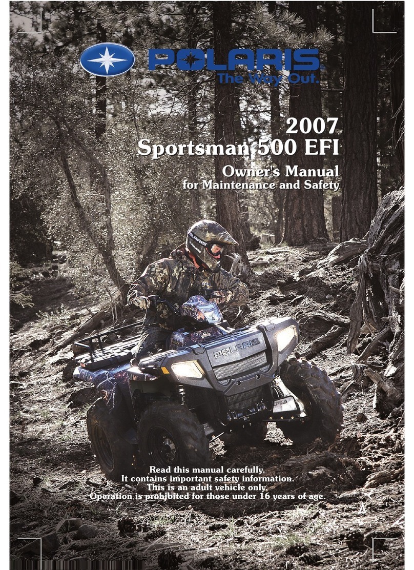 Polaris Sportsman 9920364 User manual