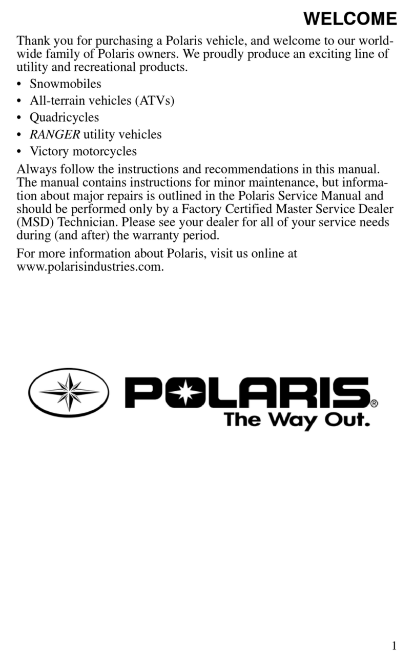 Polaris Sportsman 800 EFI owner's manual