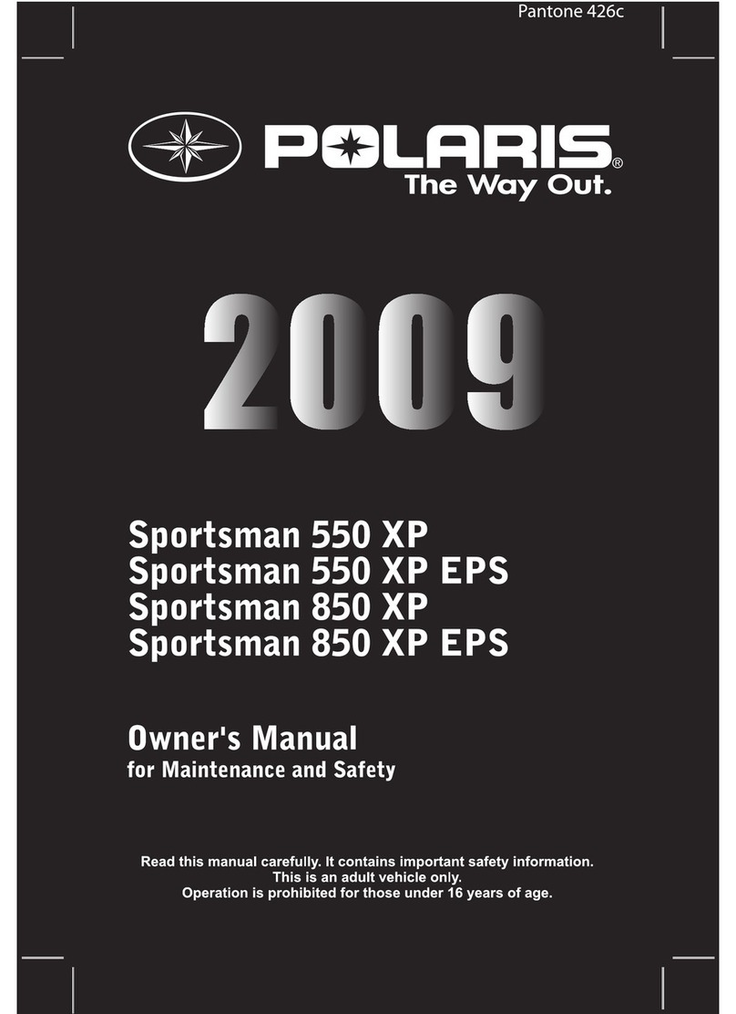 Polaris Sportsman 550 XP EPS User manual