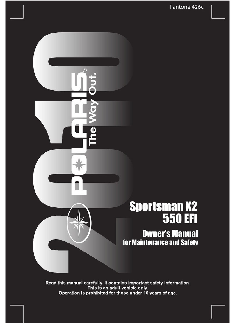 Polaris Sportsman 550 EFI User manual