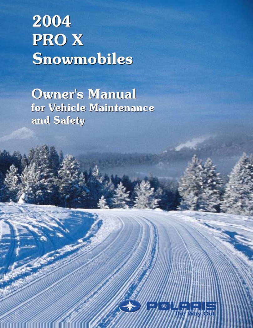 Polaris 800 Pro X User manual
