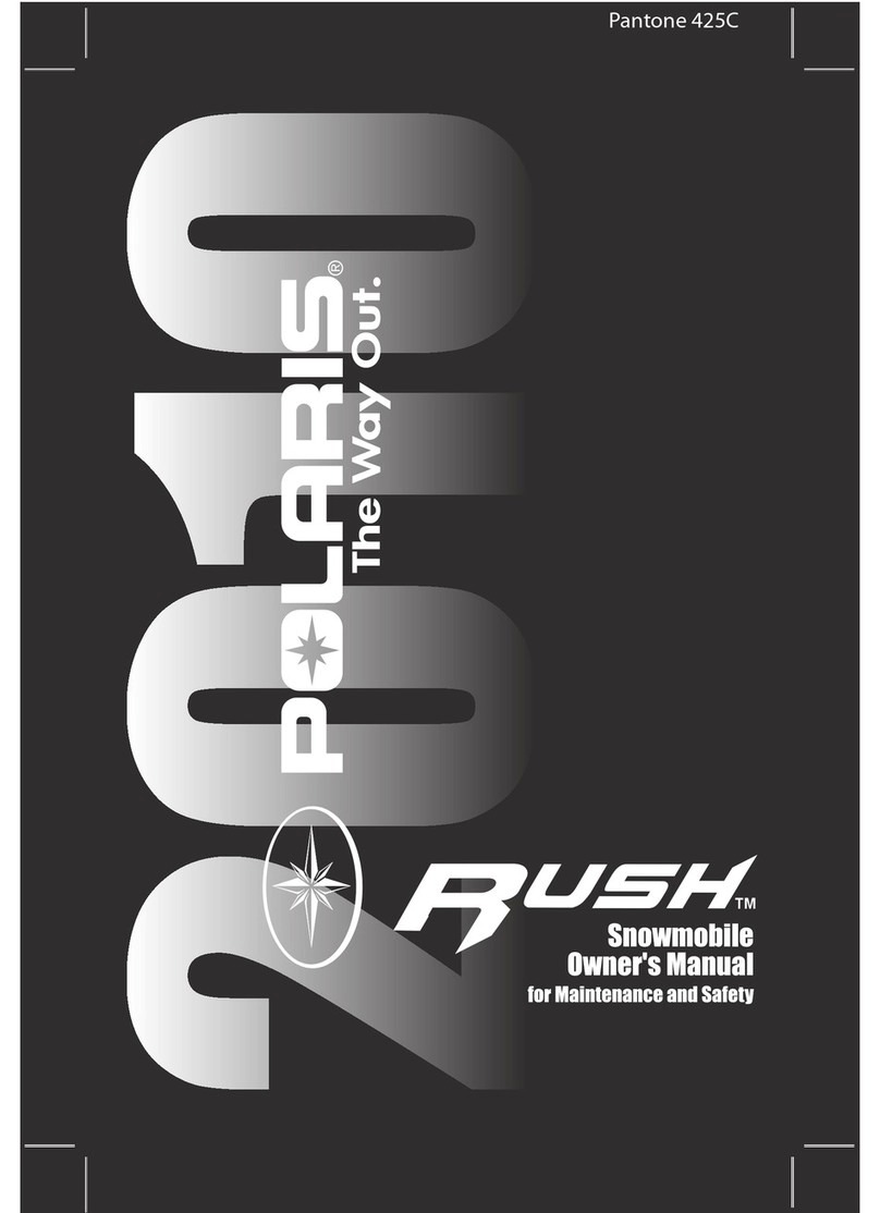 Polaris 600 RUSH PRO-R User manual