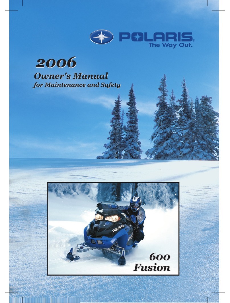 Polaris 600 Fusion User manual