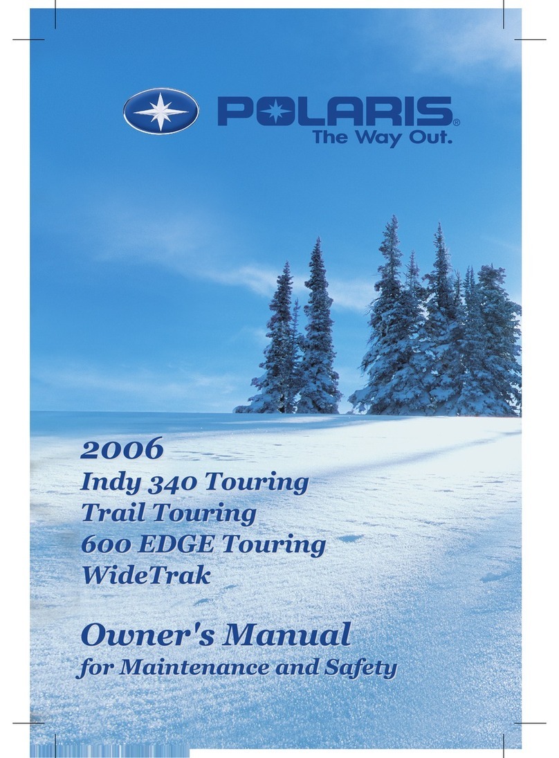 Polaris 600 EDGE Touring 121 User manual