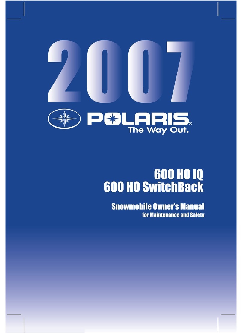 Polaris 600 HO IQ User manual Polaris 600 HO IQ User manual
