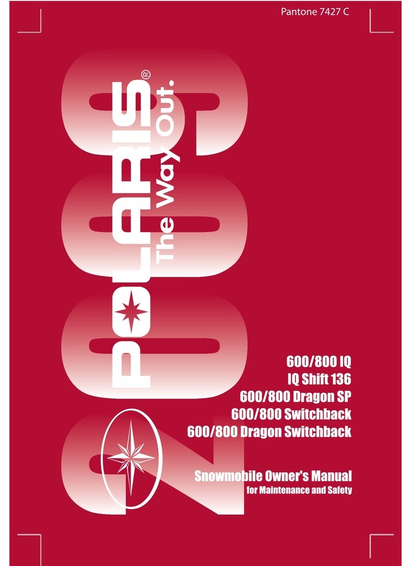 Polaris 600 Dragon SP User manual