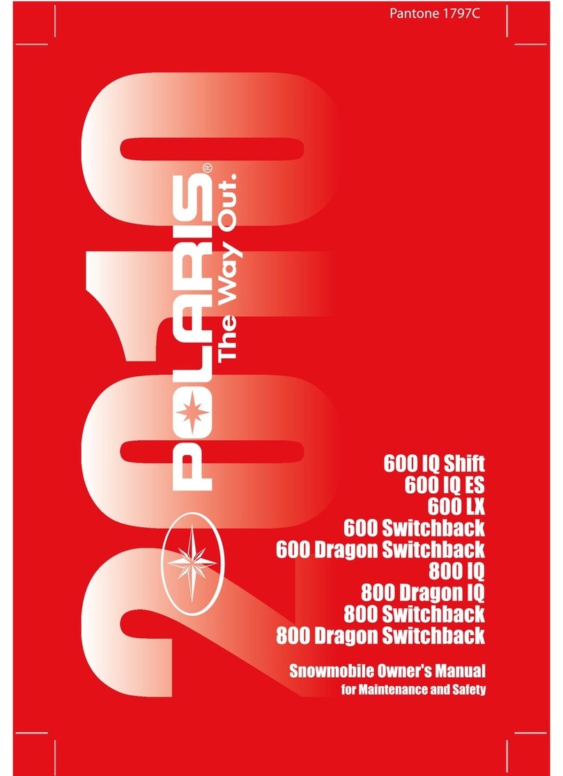 Polaris 600 Dragon Switchback owner's manual