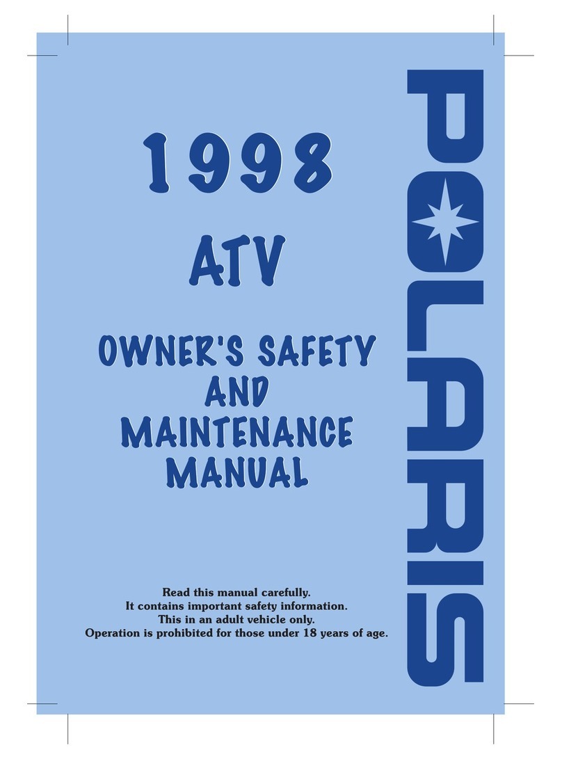 Polaris Offroad Vehicle User manual