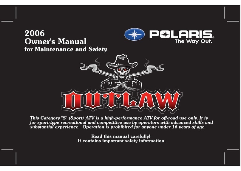 Polaris Outlaw User manual