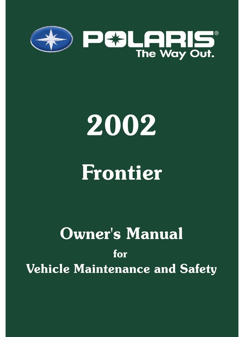 Polaris Frontier User manual Polaris Frontier User manual