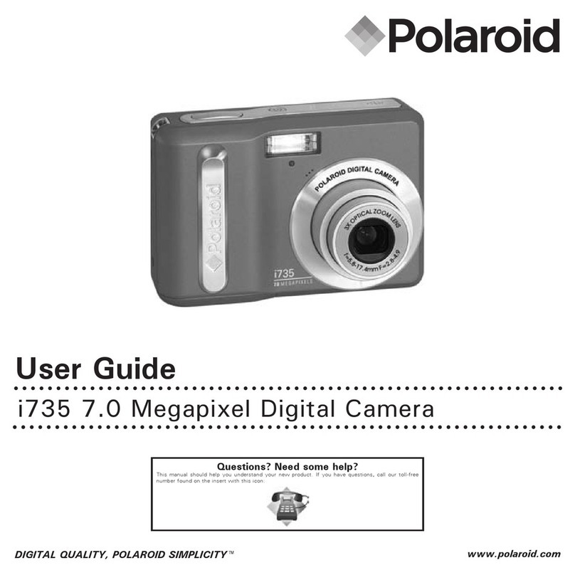 Polaroid i735 - Digital Camera - Compact User manual