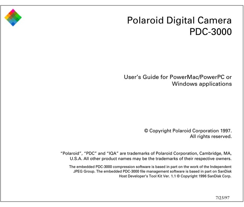 Polaroid PDC 3000 User manual
