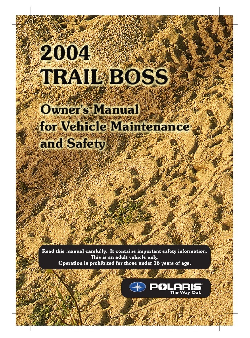 Polaris trailboss 04 User manual