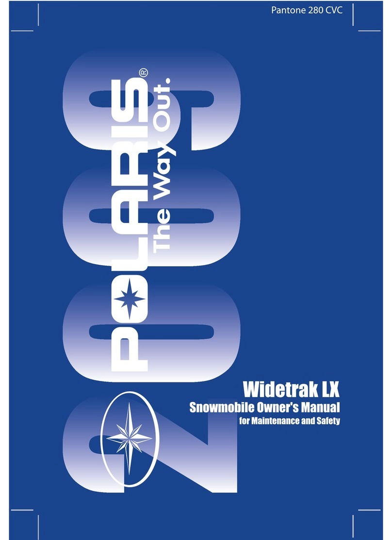 Polaris Widetrak LX User manual Polaris Widetrak LX User manual