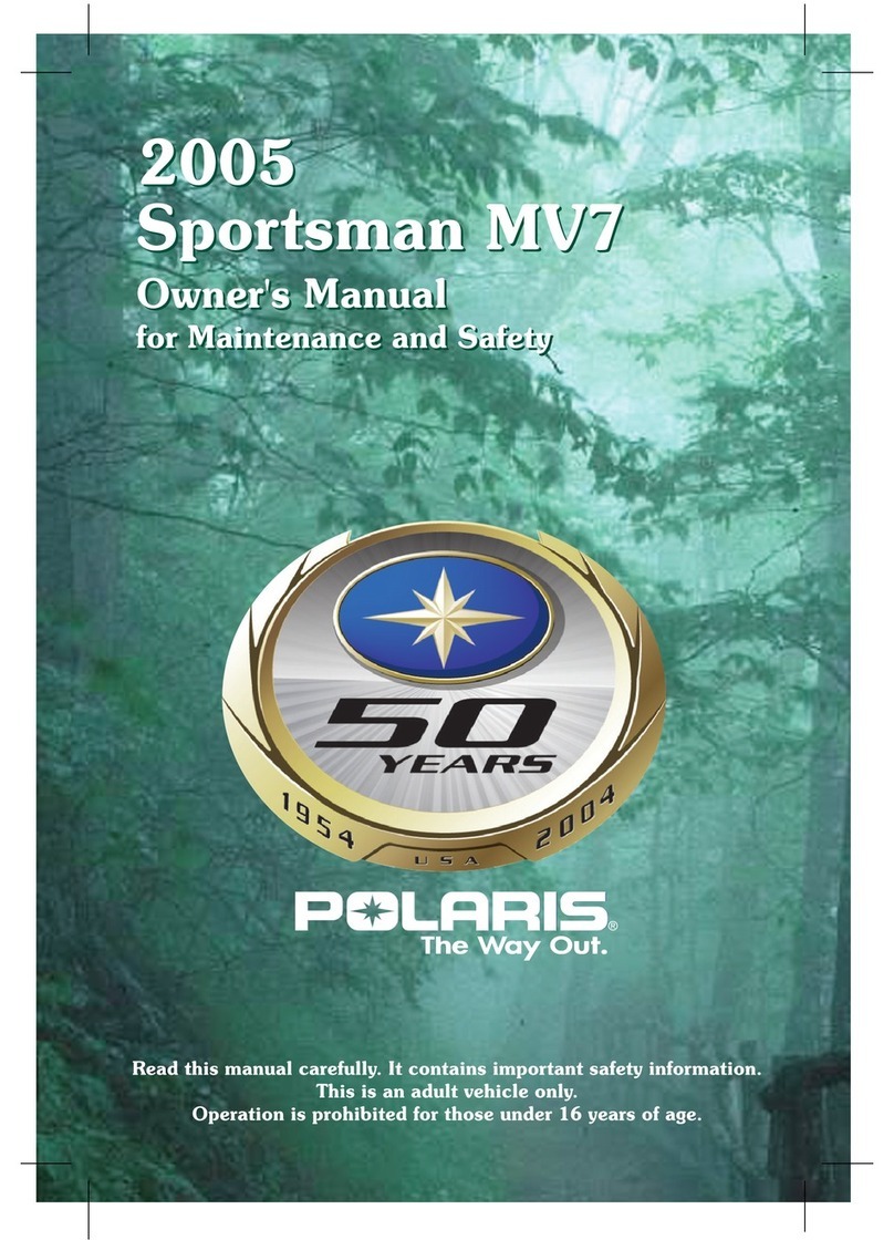 Polaris Sprotsman MV7 User manual