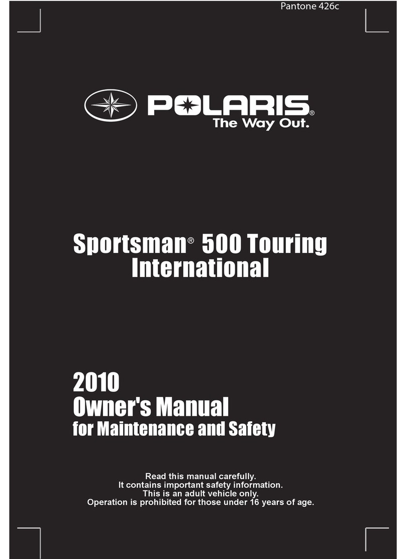 Polaris Sportsman 9922551 User manual