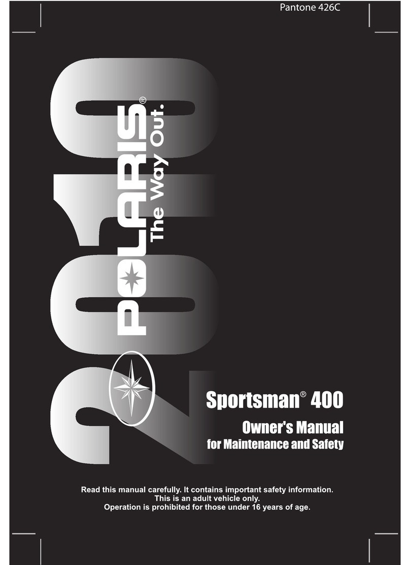 Polaris Sportsman 9922245 User manual