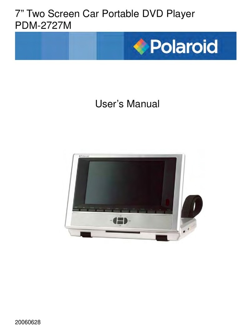 Polaroid PDM-2727M User manual