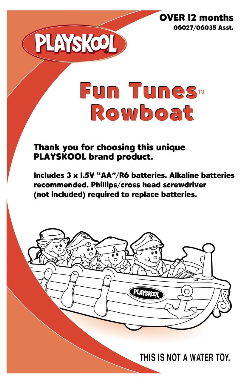 Playskool Fun Tunes Rowboat 06027/06035 User manual Playskool Fun Tunes Rowboat 06027/06035 User manual