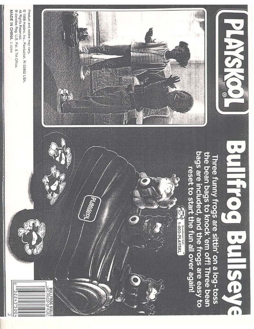 Playskool Bullfrog Bullseye User manual