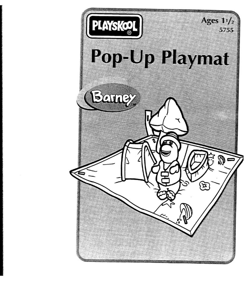 Playskool Barney Pop-Up Playmat 5755 User manual Playskool Barney Pop-Up Playmat 5755 User manual
