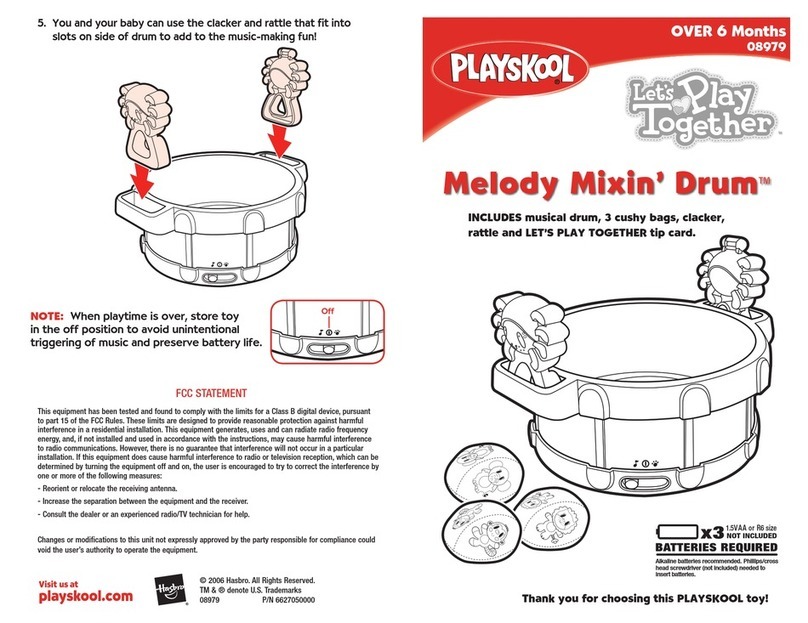 Playskool 8979 User manual Playskool 8979 User manual