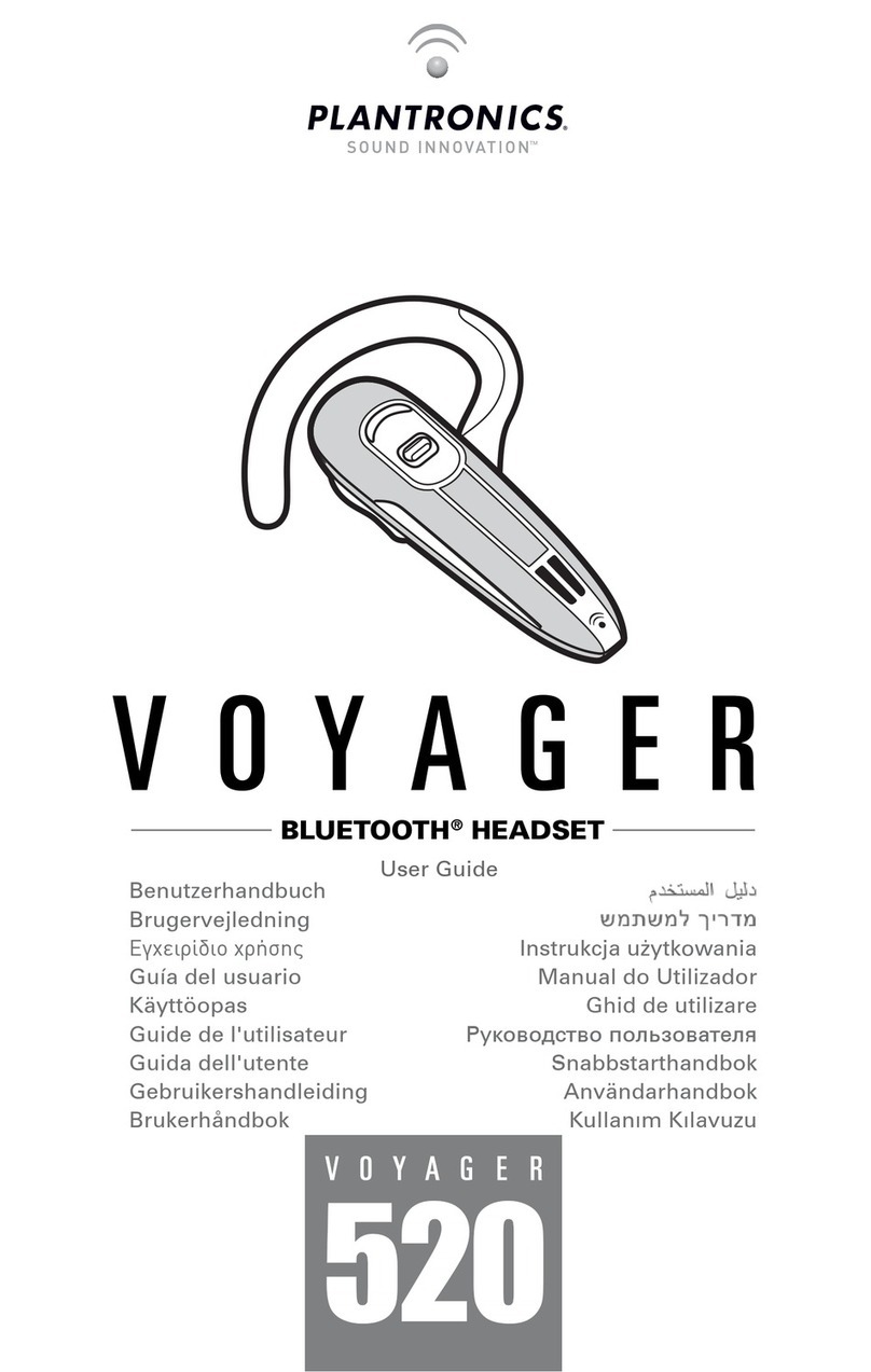 Plantronics VOYAGER 520 User manual