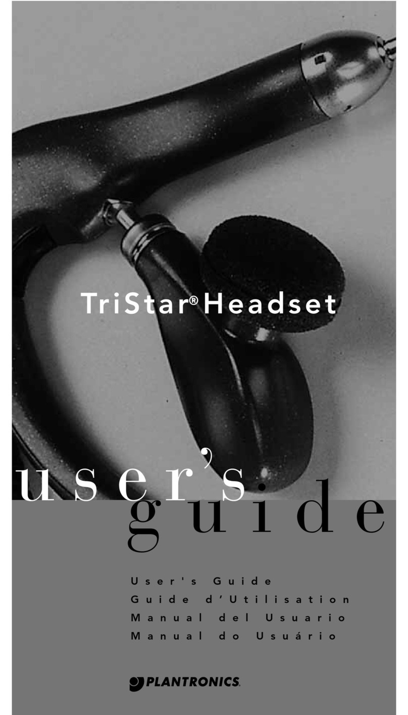 Plantronics TriStar TriStar Headset user guide