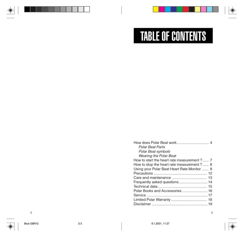 Polar Electro Polar Cadence Sensor None user manual
