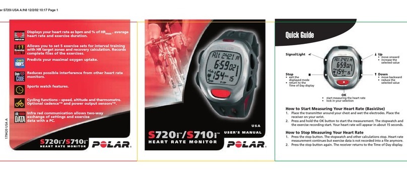 Polar Electro S710i user manual