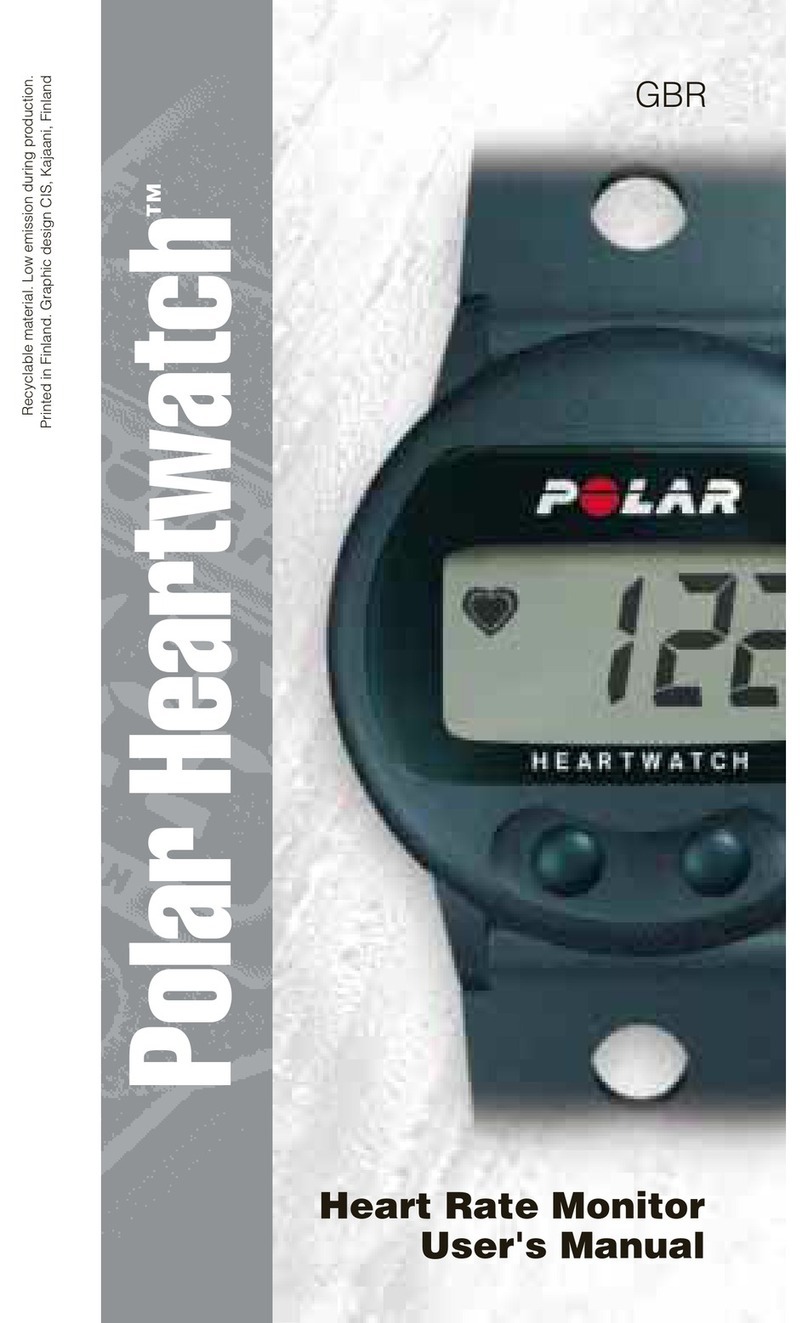 Polar Electro Heartwatch user manual