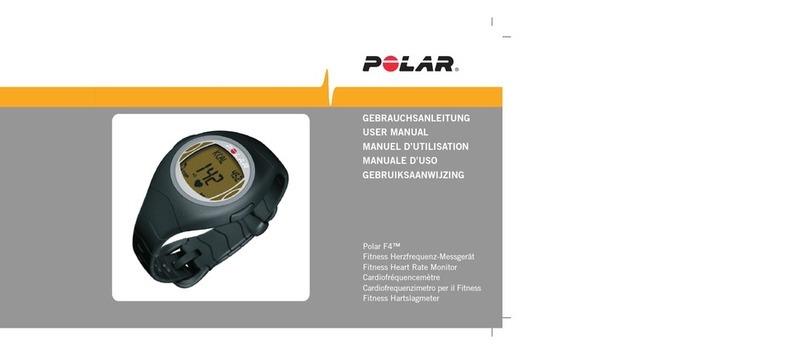 Polar Electro F4 Gebruiksaanwijzing