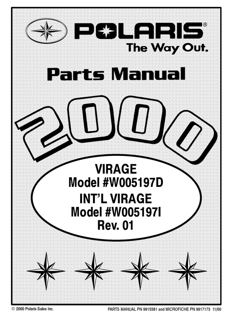Polaris VIRAGE W005197D User manual