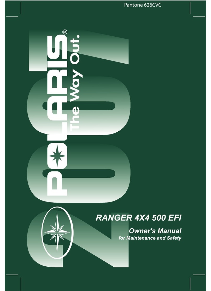 Polaris Ranger 4x4 500 EFI 2007 User manual Polaris Ranger 4x4 500 EFI 2007 User manual
