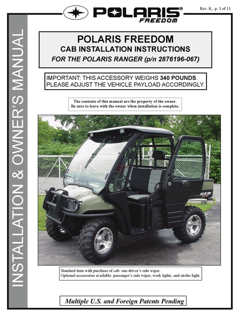 Curtis Cab Installation & owner's manual