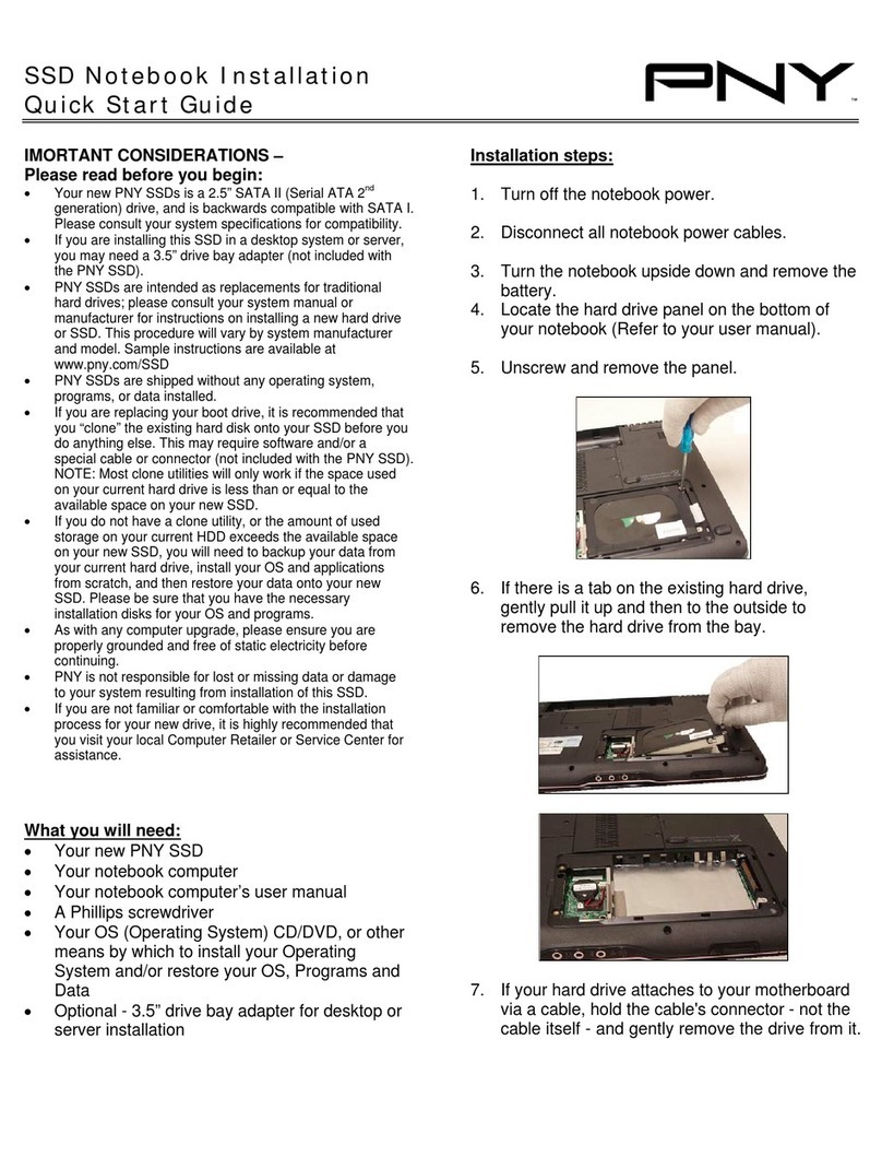 PNY SSD quick start guide
