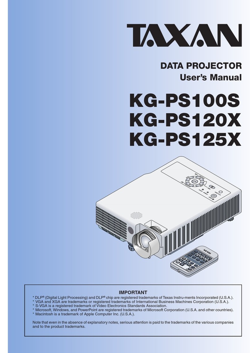 Taxan KG-PS100S user manual