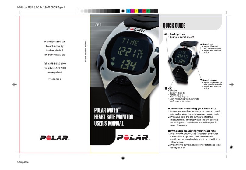 Polar Electro GBR user manual