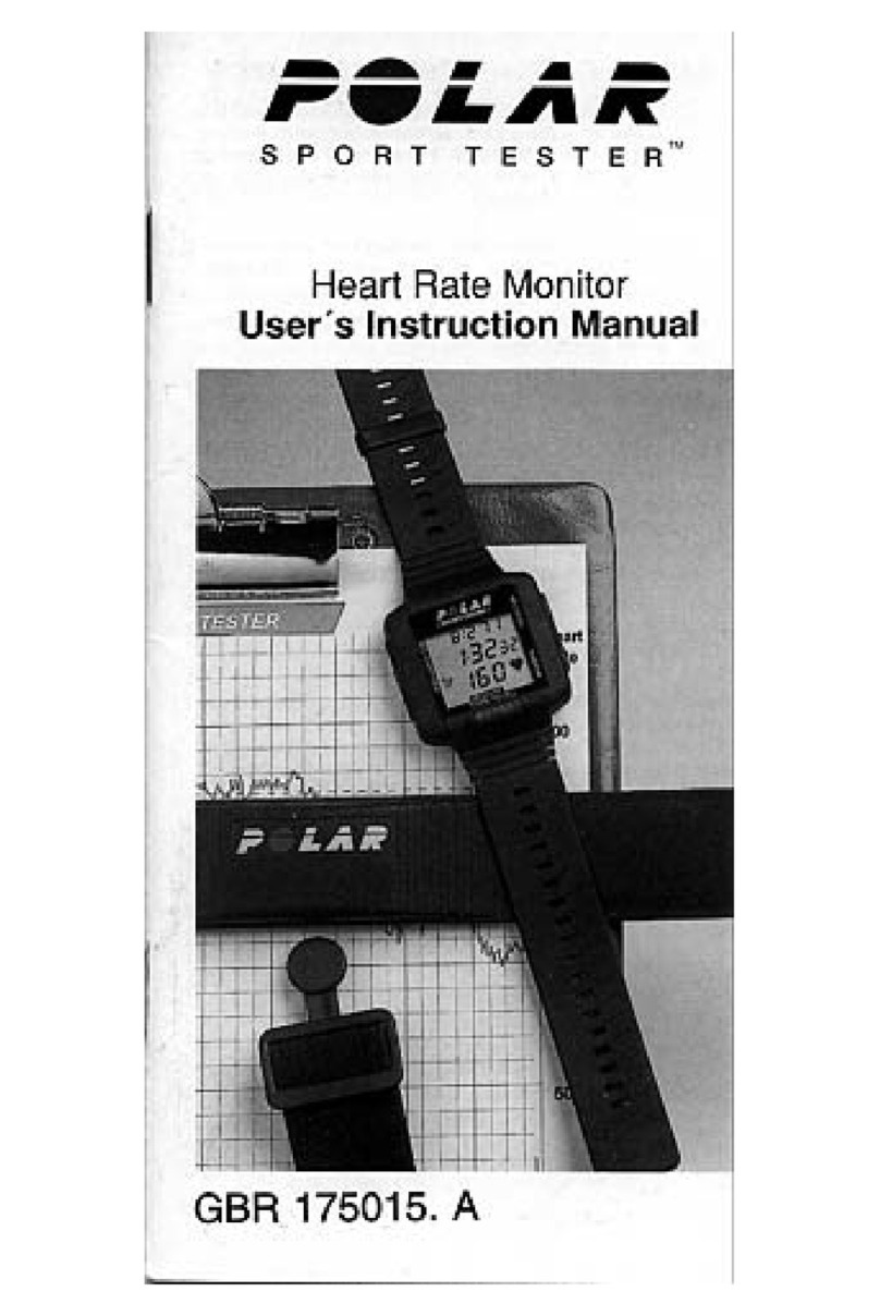 Polar Electro Sport Tester GBR 175015.A User instruction manual