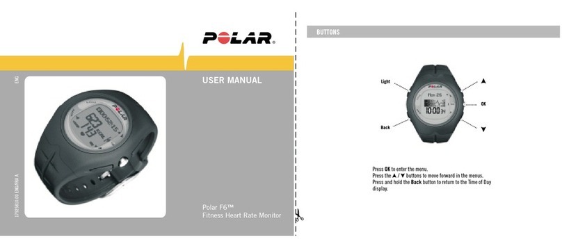 Polar Electro F6 user manual