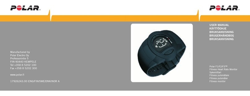 Polar Electro F1 manual