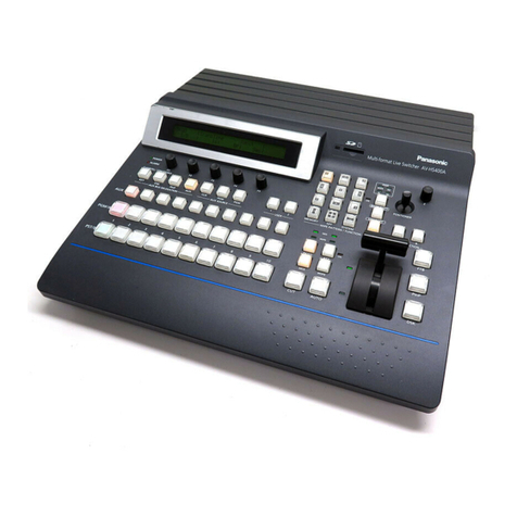 Panasonic AVHS400AN - MULTI-FORMAT LIVE SWITCHER operating instructions Panasonic AVHS400AN - MULTI-FORMAT LIVE SWITCHER operating instructions